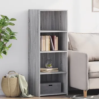Příborník do zásuvky vidaXL Skříň highboard 45 x 41 x 124 cm kompozitní dřevo [846394] Barva: šedá sonoma