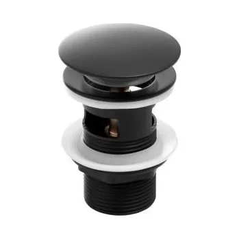 Sifon DURAmat Výpusť KLIK-KLAK, YAME 46335, černá, matná, s přepadem