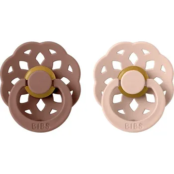 BIBS Boheme Dudlíky z přírodního kaučuku vel. 2 Woodchuck/Blush