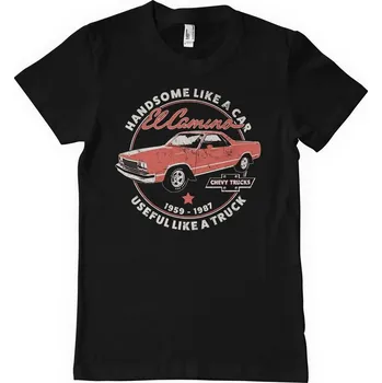 Pánské tričko Tričko pánské American Cars Chevy El Camino Handsome Like A Car T-Shirt - velikost L