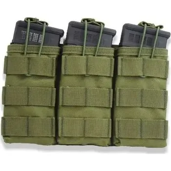 Příslušenství pro sportovní střelbu Sumka na 3 M4 zásobníky - zelená 017z3M4