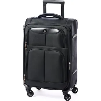 Kabinový kufr BERTOO Bolzano - černý 38 l, 36x23x57 cm, M