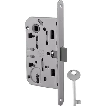 Dveřní kování AGB - Zámek na dveře MEDIANA EVOLUTION - BB BB otvor pro klíč, 90 mm VC - Velvet chrom