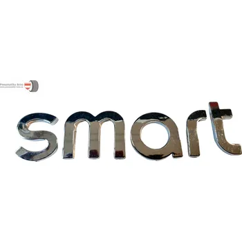 Znak automobilu Nápis smart chrom