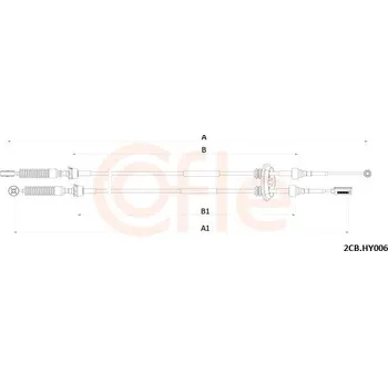 Převodovka Tažné lanko, ruční převodovka, , COFLE, 2CB.HY006