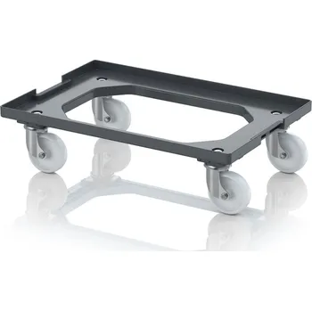 paleta Přepravní vozík Kompakt s propojovacím systémem a polyamidovými koly 61,6 x 41,6 x 17,2 cm - Antracitová šedá - Antracitová šedá - materiál: ABS - RO V 64 PA-7016