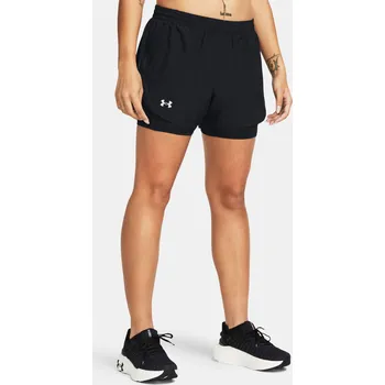Dámské kraťasy Under Armour Kraťasy UA Fly By 2-in-1 Shorts-BLK - Dámské Under Armour černá 2660797