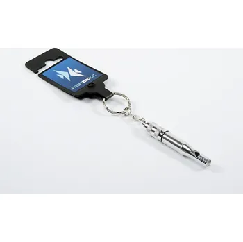 Výcviková píšťalka PROFIZOO Píšťalka kovová stříbrná