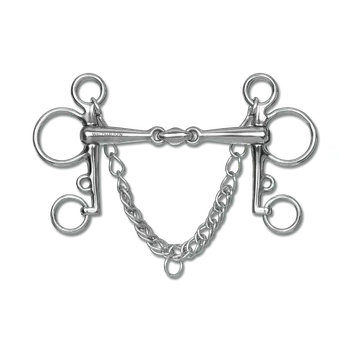 Udidlo pro koně Waldhausen Udidlo, pelham, dvakrát lomené, 16mm Velikost: 11,5