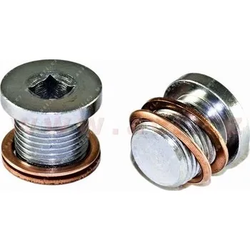 Auto-moto výpustný šroub olejové vany M18x1.5 L=15 mm, celk. délka = 20 mm