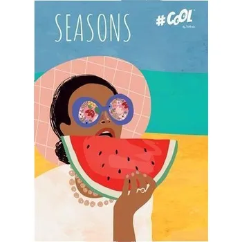 Sešit Sešit Seasons Cool By Victoria, mix motivů, A4, linkovaný, 80 listů