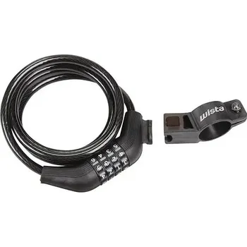 Zámek na kolo Spirálový zámek WISTA 1500 × 8 mm - 80036