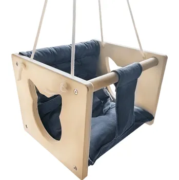 Dětská houpačka 2Kids Toys Dřevěná houpačka Kočka