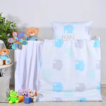 Povlečení Povlečení dětské bavlněné sloník tyrkysový EMI: Dětský set 130x90 + 65x45