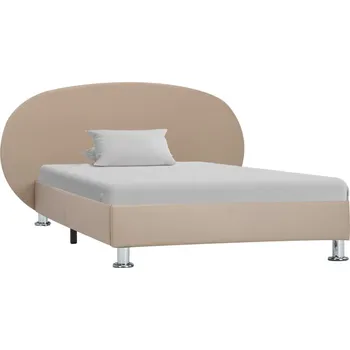 Postel vidaXL Marketos Rám postele cappuccino umělá kůže 100 x 200 cm