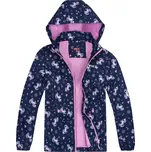 Dívčí jarní, podzimní bunda - Wolf B2463, tmavě modrá Barva: Modrá, Velikost: 104-110