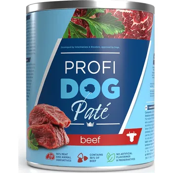 Krmivo pro psa PROFIDOG konzerva hovězí paté 400g NEW