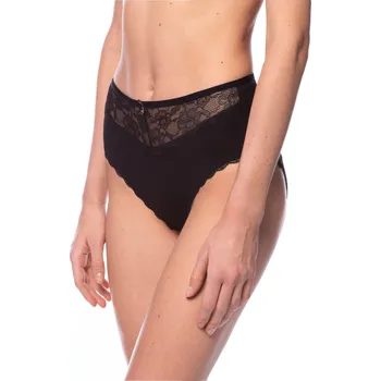 Kalhotky Černo-béžový set 2 viskózových kalhotek Lama Leia L-VIS1562 MD Viscose A'2 S-XL Velikost: 4XL