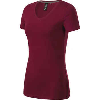 pracovní tričko MALFINI Triko ACTION V-NECK LADY, různé barvy Velikost XXXL garnet