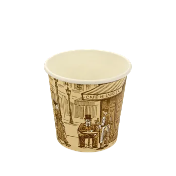 Jednorázové nádobí ECOFOL Papírový kelímek 0,1 l CTG O62mm nápojový Paris ideal pack® bal/50 ks