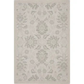 Koberec Vlněný koberec Agnella Noble Mirem Světle Šedý - 80 x 160 cm