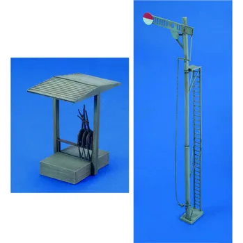 Plastikový model Royal Model 1/35 Railway Accessories-Part. 1