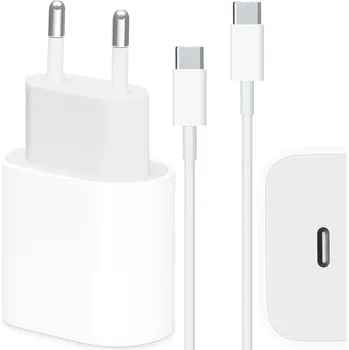 RYCHLÁ NABÍJEČKA USB-C 20W + KABEL 1M PRO IPHONE 15 / 15 Pro / Plus / Pro Max