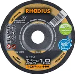 RHODIUS Extra tenký řezný kotouč XT10 25 ks PACK 125 x 1,0 x 22,23 TOPline