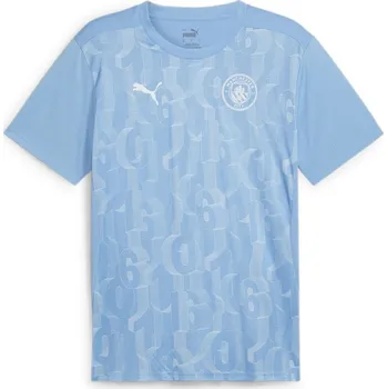 Puma Manchester City Prematch Shirt 2024 2025 Adults Blue XL