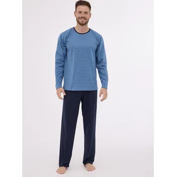 Pánské pyžamo Pyžamo Cornette dlouhé 138 nadměrné Velikost: 4XL, Vzor: 138049