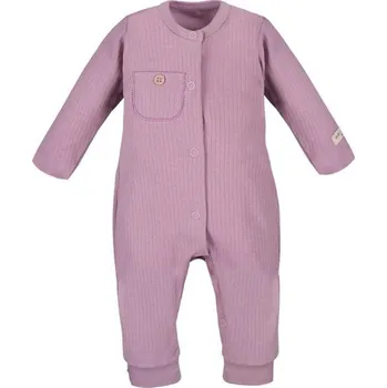 Kojenecký overall Eevi Overal bez ťapek Simply Comfy VŘESOVÝ - 86