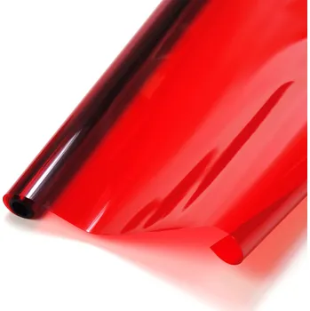 RC vybavení Nažehlovací potahová fólie 2x0,64m - červená transparentní