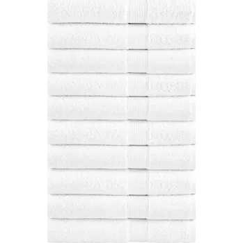 Utěrka vidaXL Premium ručníky SOLUND 10 ks 80 x 200 cm 600 g/m² [137170] Barva: Bílá