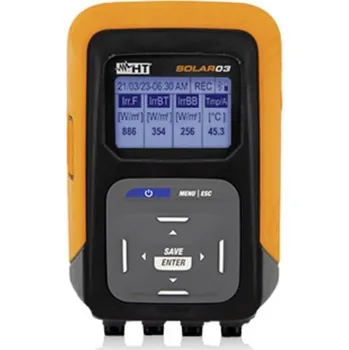 HT Instruments Solar-03 multifunkční datalogger teplota, intenzita záření -40 do +99.9 °C