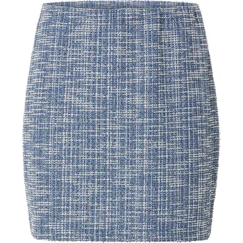 Dámská sukně esmara® Dámská tvídová mini sukně (S(36/38), modrá)