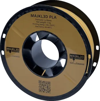 3D tisk Majkl3D-Filaments PLA 1.75mm 1kg | Zlatá