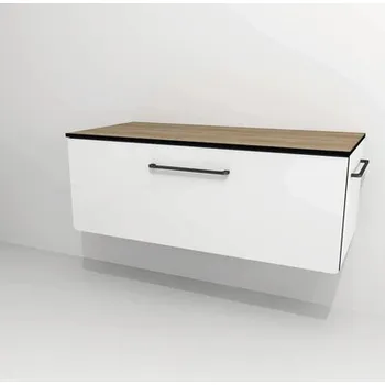 Koupelnový nábytek Koupelnová skříňka pod umyvadlo Devo Sonus 2.0 bílá 97 x 36 x 45 cm SO2-SU1S97x36F01K51