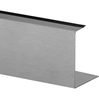 Zábradlí Zakrytování, Easy Glass Max, boční montáž, vnější strana, délka 5000 mm, hliník, kartáčovaný, eloxovaný