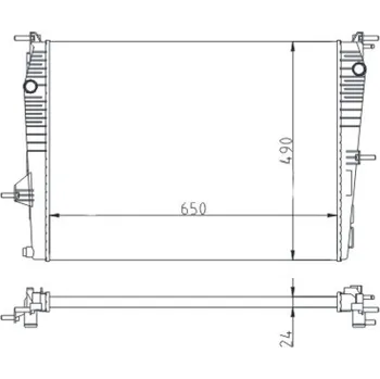 Chladič motoru Chladič, chlazení motoru HART 611 193