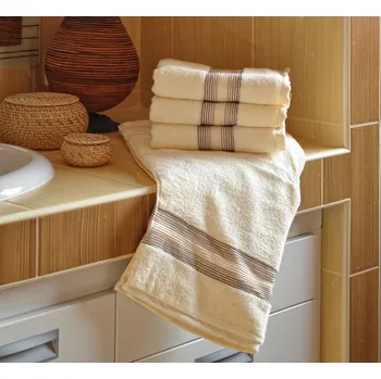 Ručník Luxusní Froté ručník DITA 50x100 cm - SMETANOVÝ