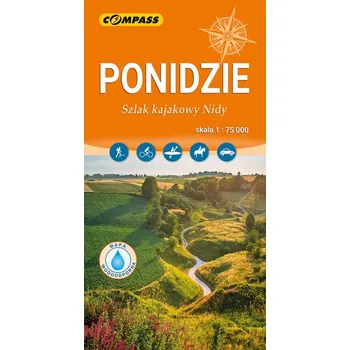 Cestování Ponidzie - mapa laminowana - praca zbiorowa