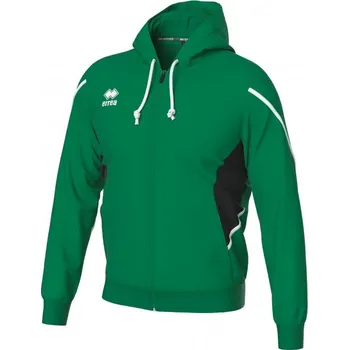 Pánská mikina ERREA mikina s kapucí CLANCY BARVA: zelená - černá - bílá, Velikost: M