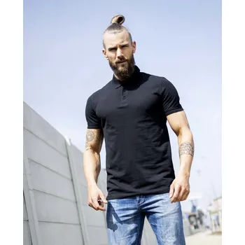 pracovní tričko ARDON Polokošile ZIDYN, pánská, krátký rukáv H13280/3XL 3XL Černá