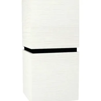 Koupelnový nábytek Koupelnová závěsná skříňka Devo Viva 2.0 pravá bílá 40 x 84 x 35 cm VV2-S2DP40x35-F104