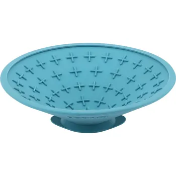 Miska pro psa LickiMat Splash lízací miska s přísavkou modrá 19 cm