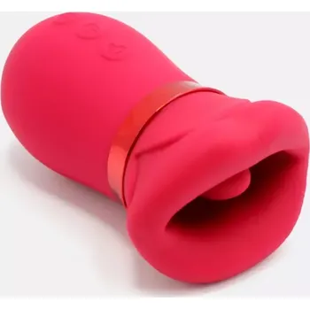 Vakuová pumpa Vibrační a sací stimulátor DK Toys Red Kiss