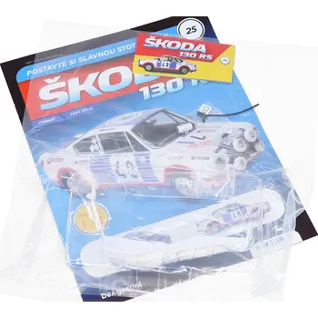 autíčko DeAgostini Škoda 130 RS 1:8 - časopis #25 se stavebnicí Škoda 130 RS 1:8 - časopis #25 se stavebnicí