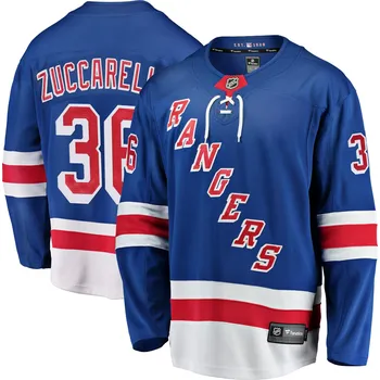 Fanatics Pánský dres New York Rangers NHL #36 Mats Zuccarello Breakaway Alternate Jersey Velikost: L, Distribuce: USA