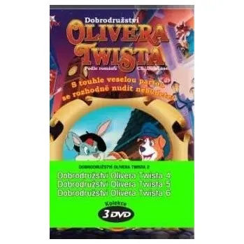 DVD film Dobrodružství Olivera Twista 02 - 3 DVD pack