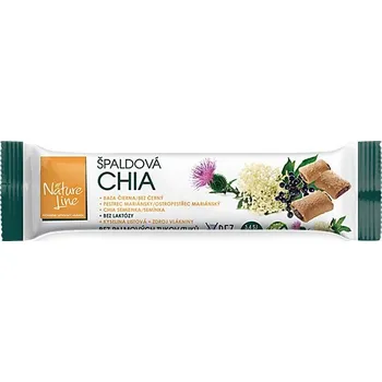 1 Špaldová sušenka CHIA s černým bezem 65g Nature Line